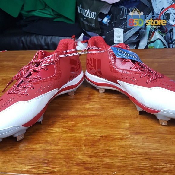 adidas PowerAlley 4 IV Baseball Metal Cleats - Picture 7 of 8